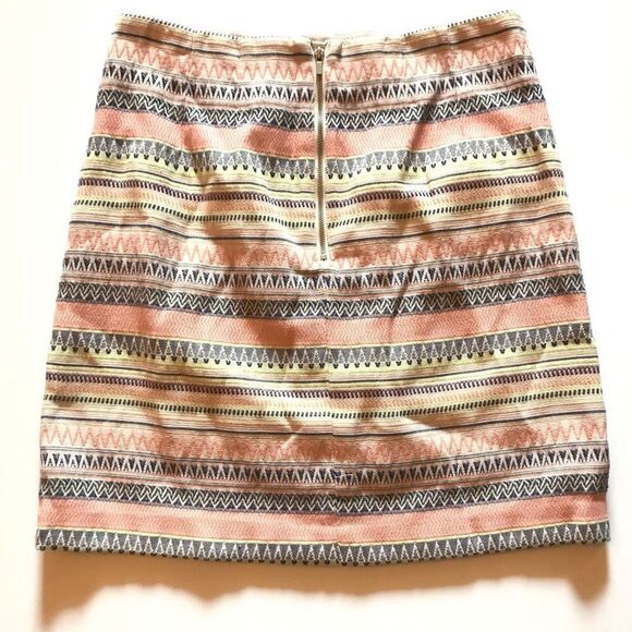 LOFT AZTEC PRINT SKIRT  - Picture 1 of 2
